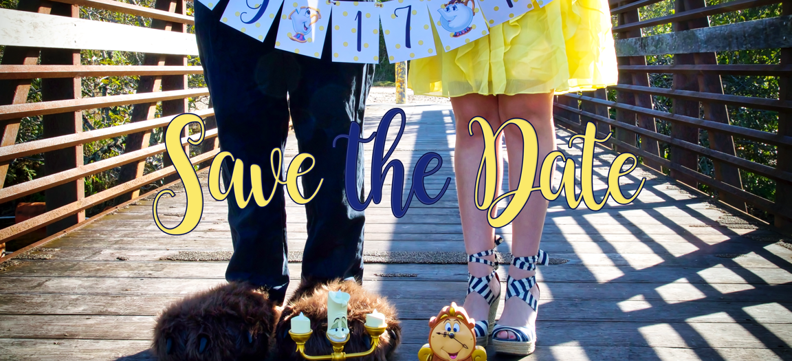 Beauty and the Beast Wedding Save the Date